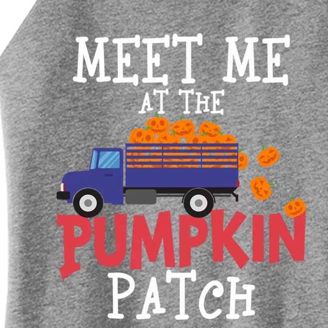 Meet Me At The Pumpkin Patch Extreme Fall Lover Cute Gift Women’s Perfect Tri Rocker Tank