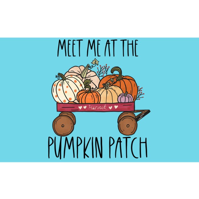 Meet Me At The Pumpkin Patch Mom Fall Funny Gift Bumper Sticker