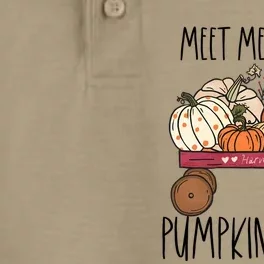 Meet Me At The Pumpkin Patch Mom Fall Funny Gift Dry Zone Grid Performance Polo