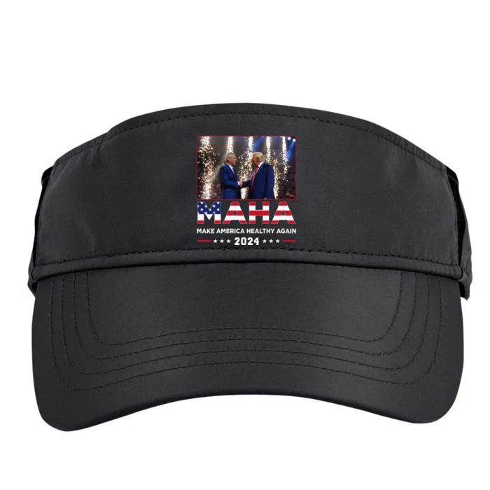 Maha Make America Healthy Again Trump Kennedy 2024 Gift Adult Drive Performance Visor