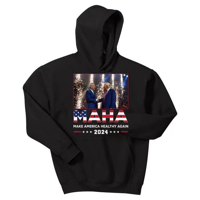 Maha Make America Healthy Again Trump Kennedy 2024 Gift Kids Hoodie