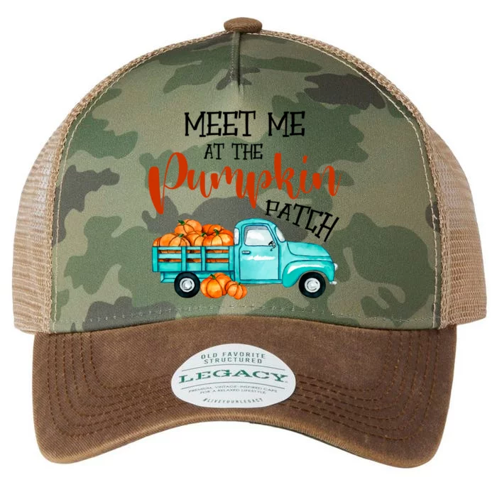 Meet Me At The Pumpkin Patch Funny Halloween Custome Funny Gift Legacy Tie Dye Trucker Hat