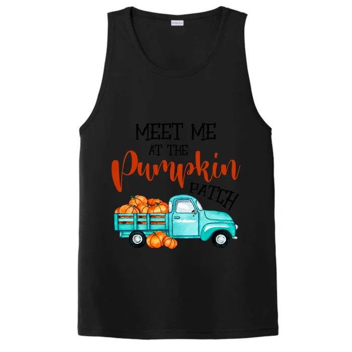 Meet Me At The Pumpkin Patch Funny Halloween Custome Funny Gift Performance Tank