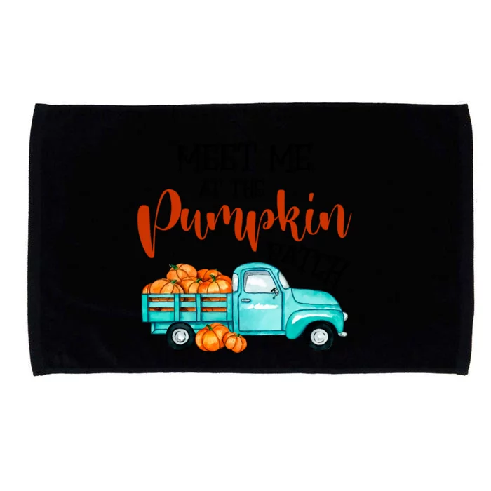 Meet Me At The Pumpkin Patch Funny Halloween Custome Funny Gift Microfiber Hand Towel