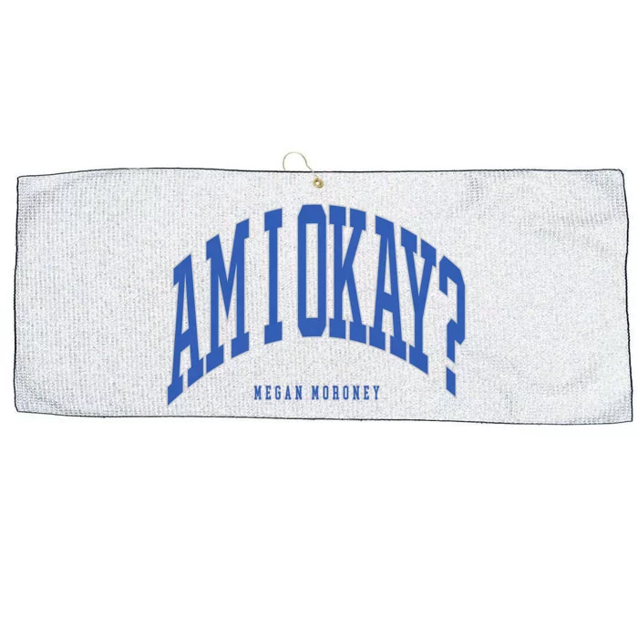 Megan Moroney Am I Ok? Large Microfiber Waffle Golf Towel