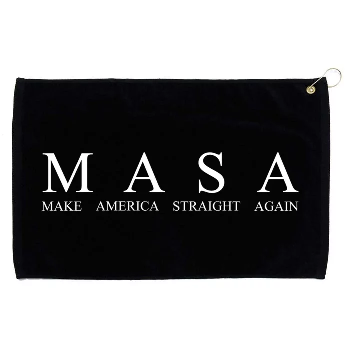 MASA MAKE AMERICA STRAIGHT AGAIN Grommeted Golf Towel