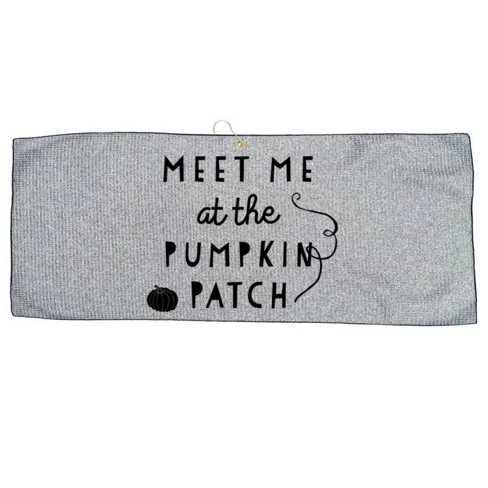 Meet Me At The Pumpkin Patch Fall Season Gift Large Microfiber Waffle Golf Towel