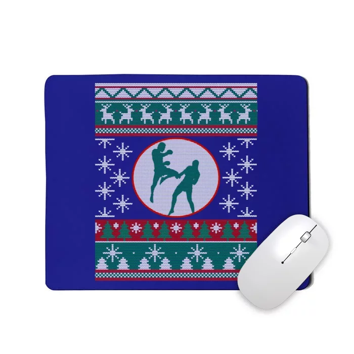 Mixed Martial Arts Ugly Christmas Gift Idea Mma Lover Cute Gift Mousepad