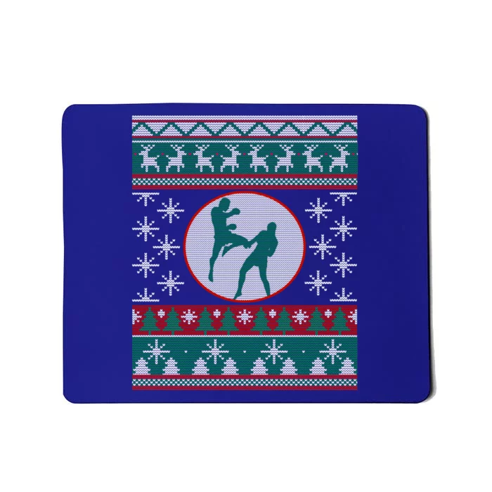 Mixed Martial Arts Ugly Christmas Gift Idea Mma Lover Cute Gift Mousepad