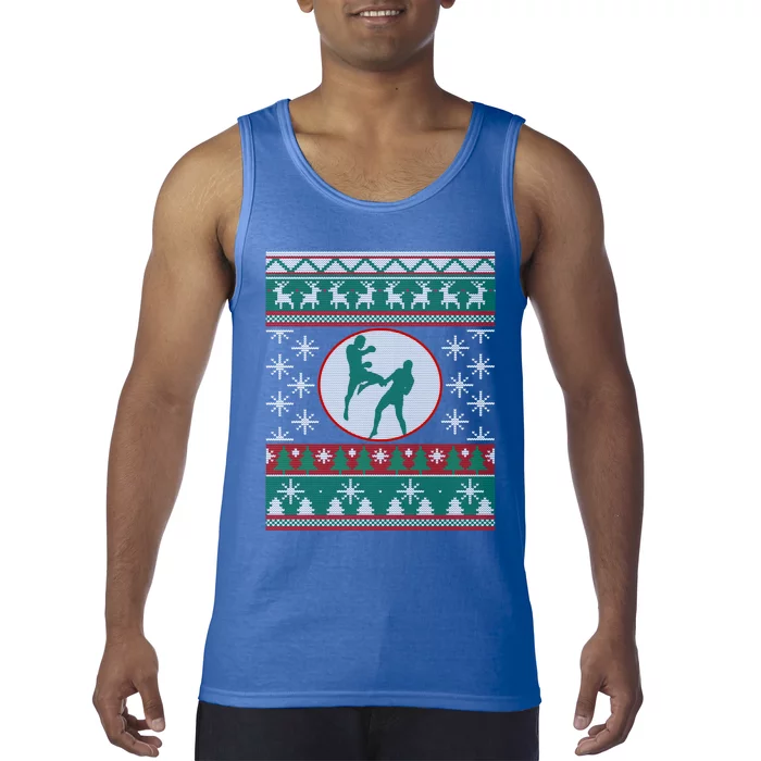 Mixed Martial Arts Ugly Christmas Gift Idea Mma Lover Cute Gift Tank Top