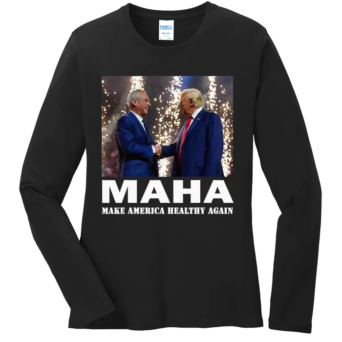 Maha Make America Healthy Again Ladies Long Sleeve Shirt