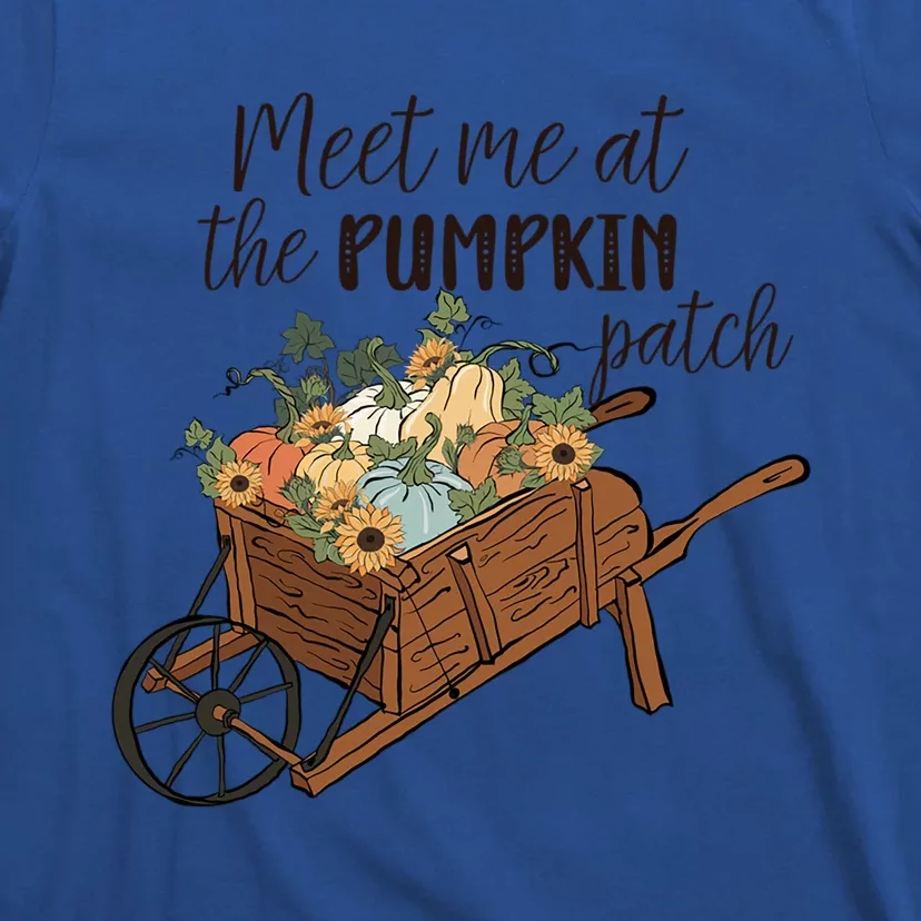 Meet Me At The Pumpkin Patch Graphic Cute Autumn Cool Gift T-Shirt