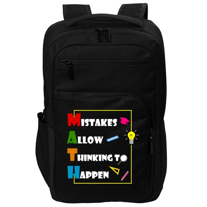 Math Mistakes Allow Thinking To Happen Impact Tech Backpack