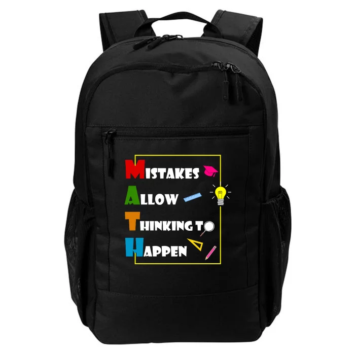 Math Mistakes Allow Thinking To Happen Daily Commute Backpack