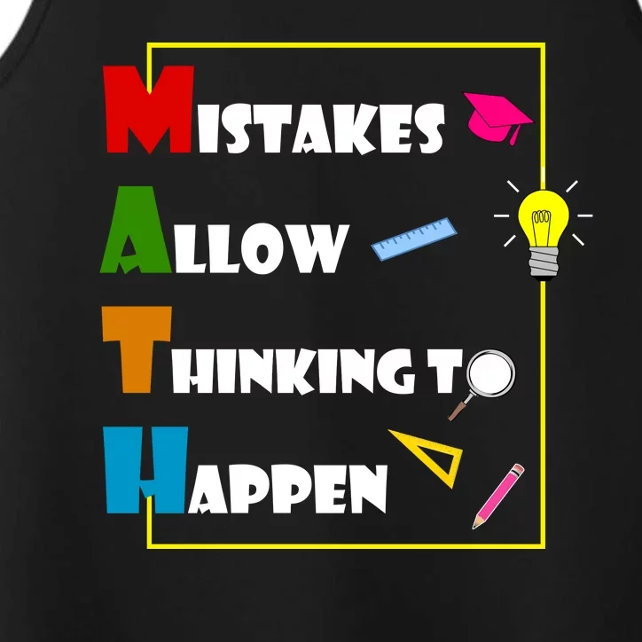 Math Mistakes Allow Thinking To Happen Performance Tank