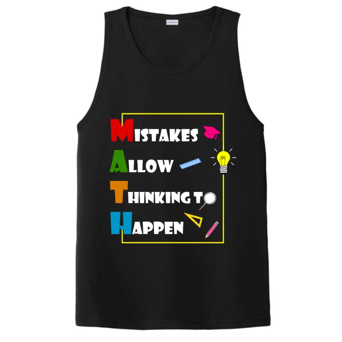 Math Mistakes Allow Thinking To Happen Performance Tank