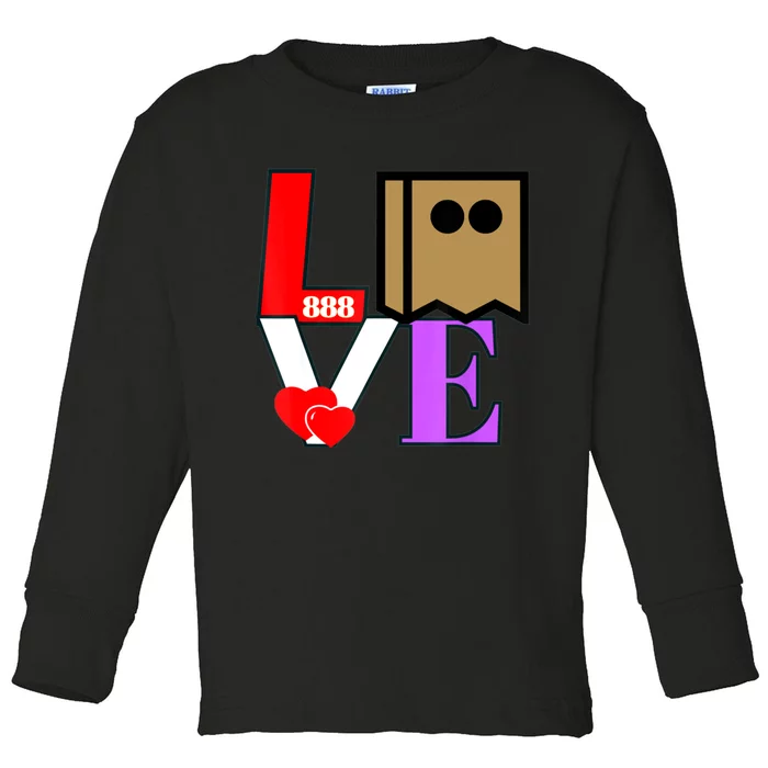 Mr. Mod Aka Christina Nicci's Husband Love To All 888 Toddler Long Sleeve Shirt