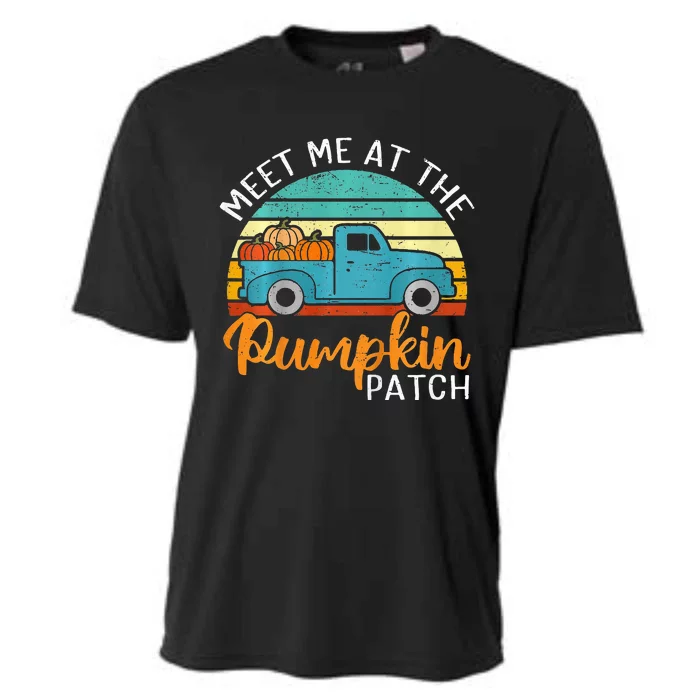 Meet Me at The Pumpkin Patch Thanksgiving Fall Cooling Performance Crew T-Shirt