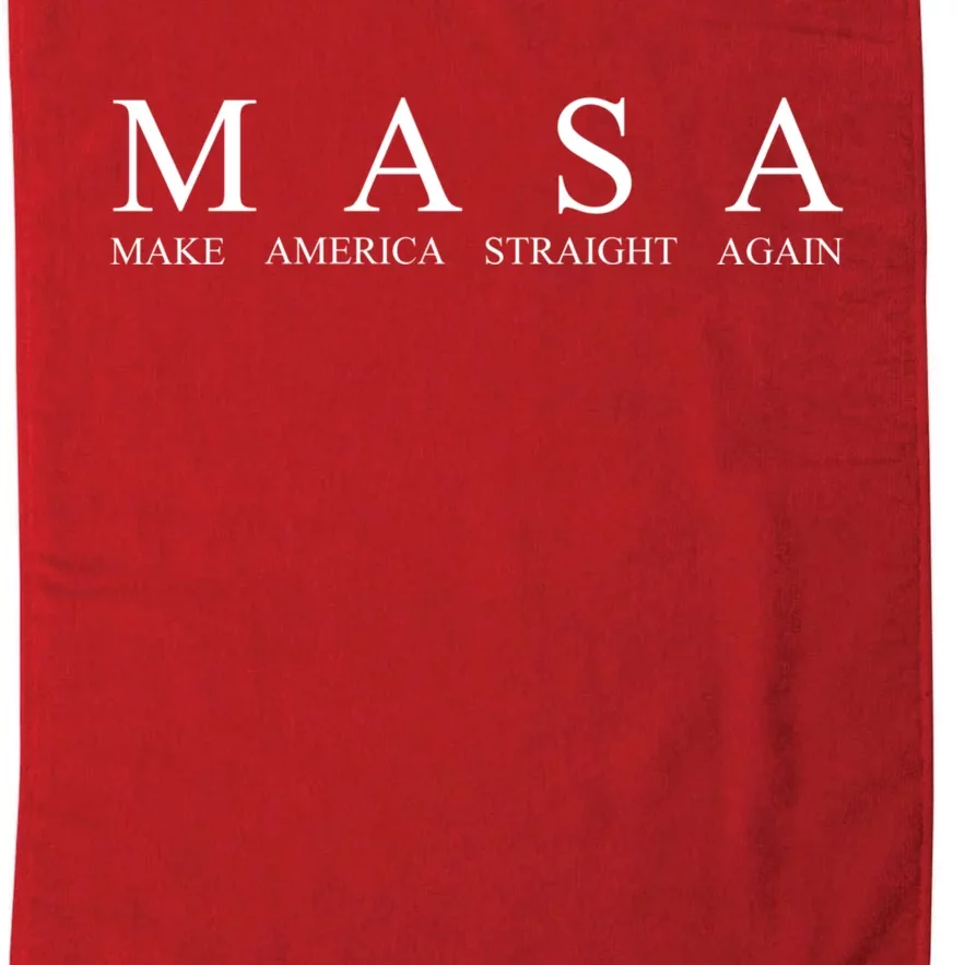 MASA Make America Straight Again Platinum Collection Golf Towel