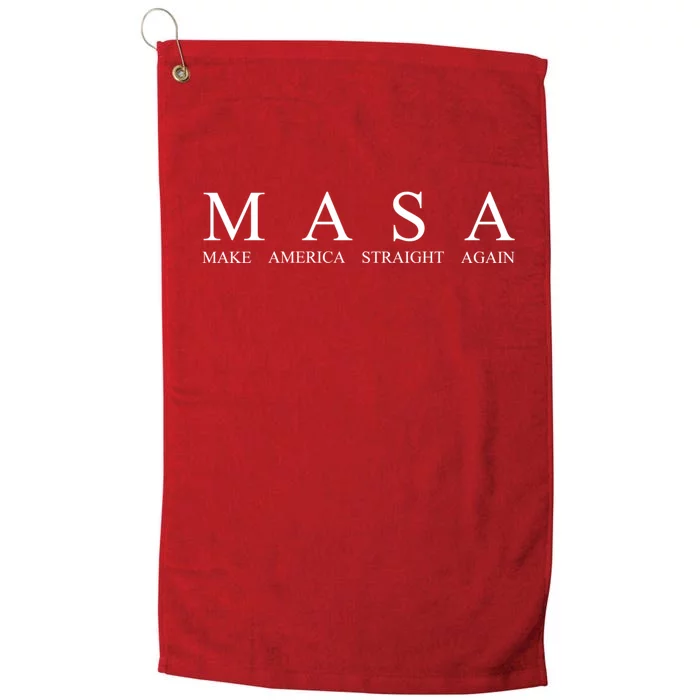 MASA Make America Straight Again Platinum Collection Golf Towel