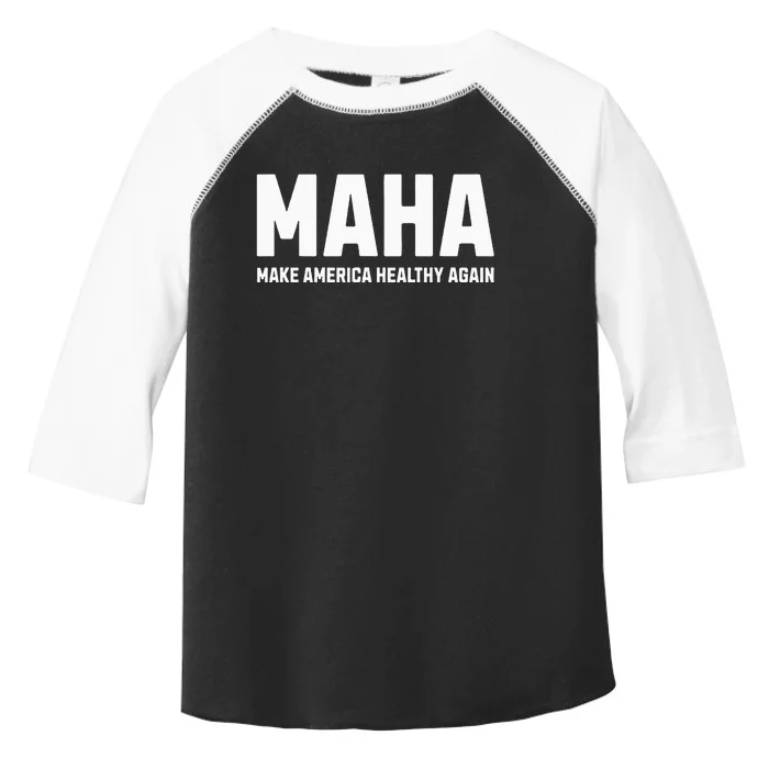 Maha Make America Healthy Again Toddler Fine Jersey T-Shirt