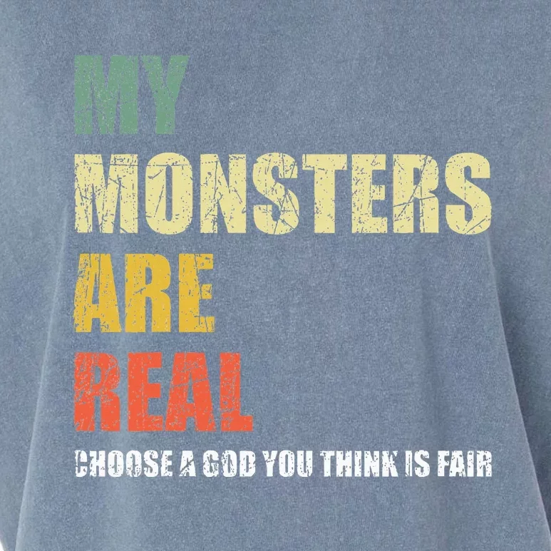 My Monsters Are Real Garment-Dyed Women's Muscle Tee