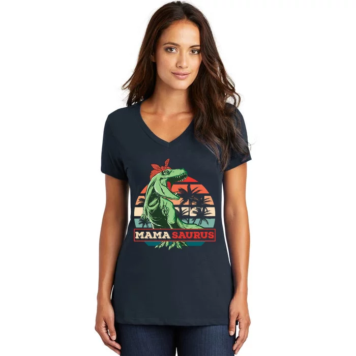 MAMASAURUS Women's V-Neck T-Shirt