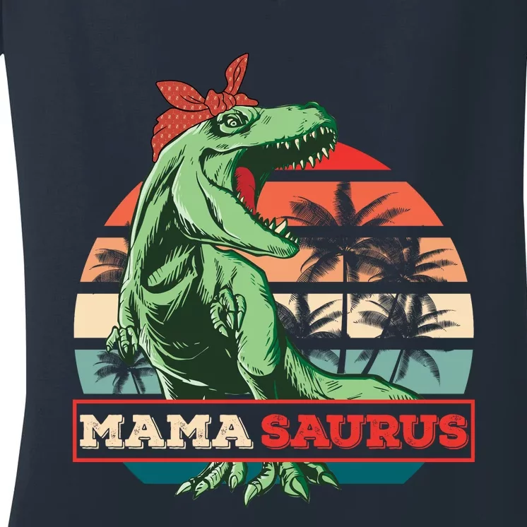 MAMASAURUS Women's V-Neck T-Shirt