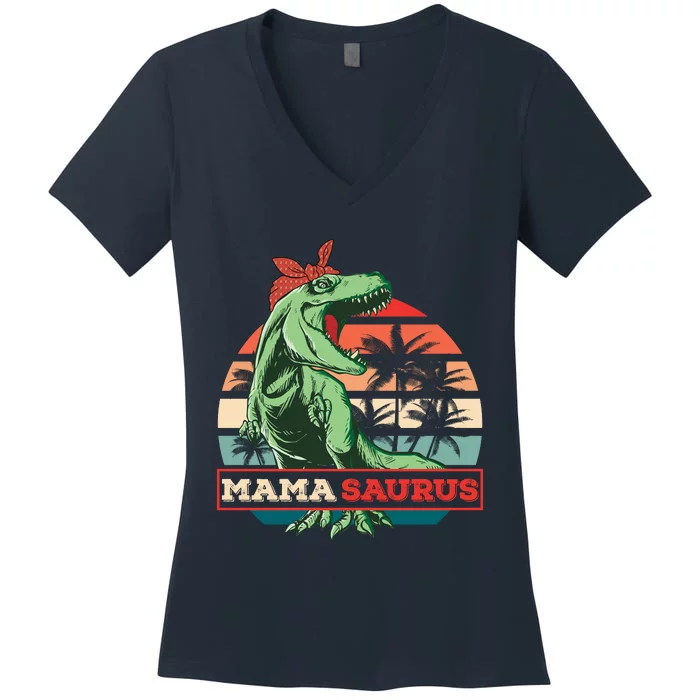 MAMASAURUS Women's V-Neck T-Shirt