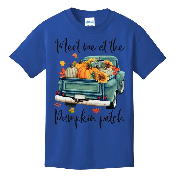 Meet Me At The Pumpkin Patch Halloween Thanksgiving Great Gift Kids T-Shirt