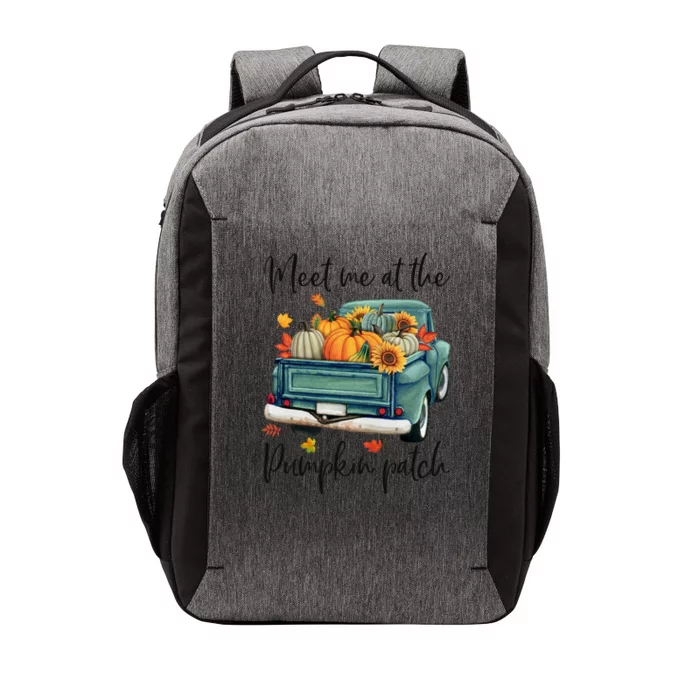 Meet Me At The Pumpkin Patch Halloween Thanksgiving Great Gift Vector Backpack