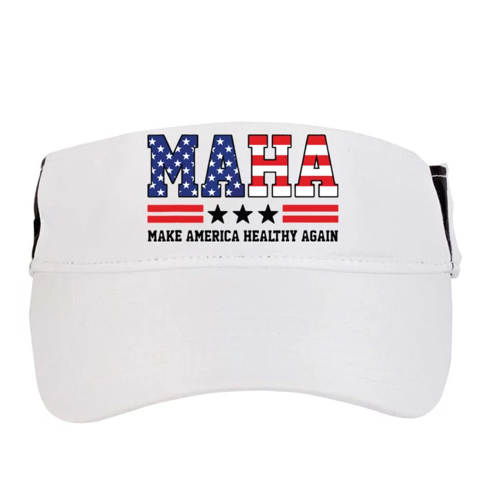 Maha Make America Healthy Again Us Patriotic Adult Drive Performance Visor