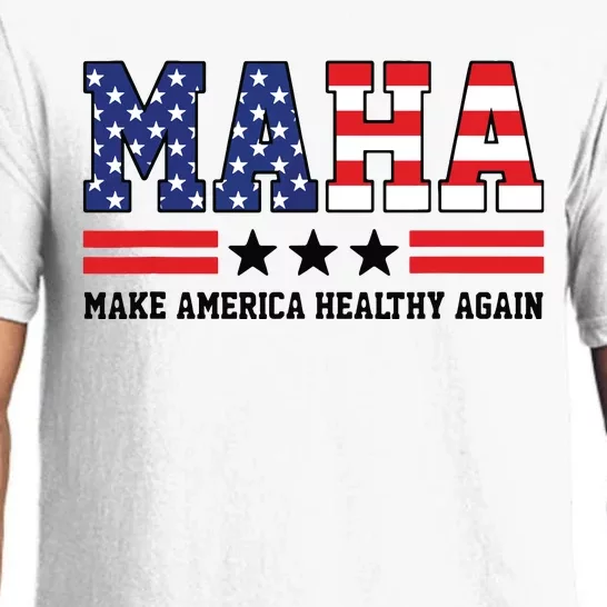 Maha Make America Healthy Again Us Patriotic Pajama Set