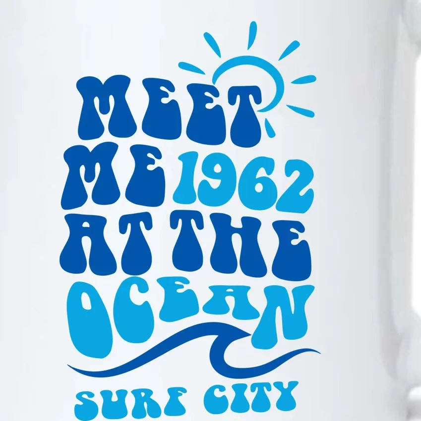 Meet Me At The Ocean Black Color Changing Mug