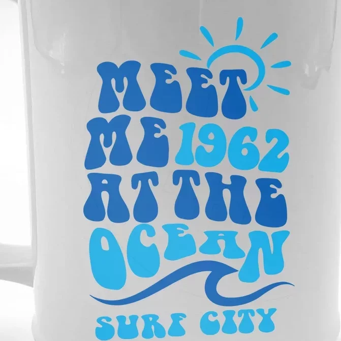 Meet Me At The Ocean Front & Back Beer Stein