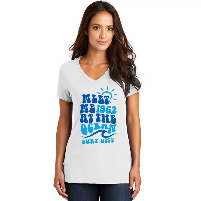 Meet Me At The Ocean Women's V-Neck T-Shirt