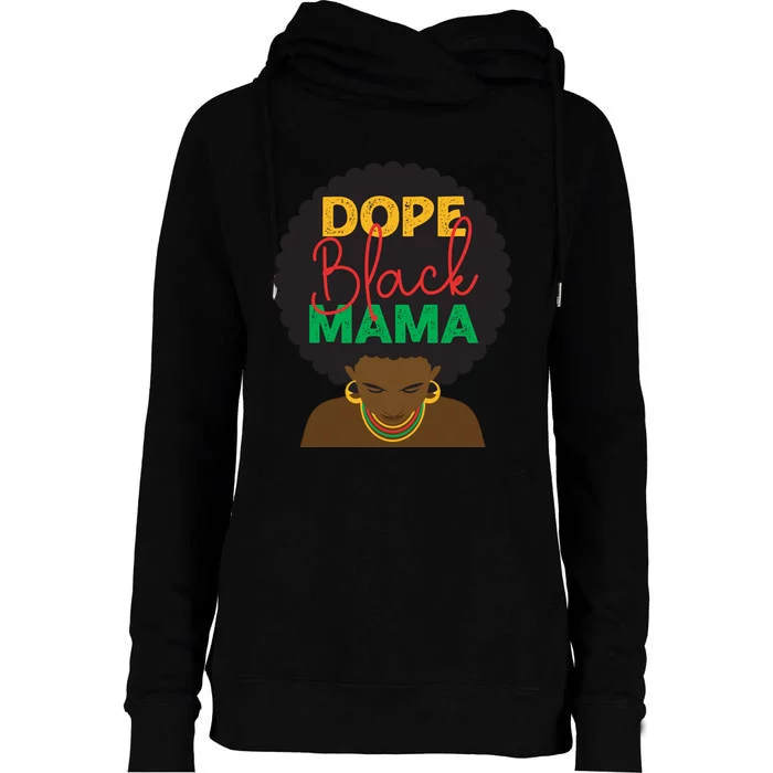 MAMA Womens Funnel Neck Pullover Hood