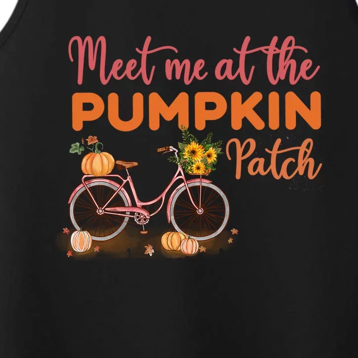 Meet Me At The Pumpkin Patch Halloween Costum Thanksgiving Funny Gift Performance Tank