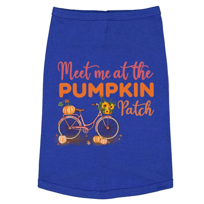 Meet Me At The Pumpkin Patch Halloween Costum Thanksgiving Funny Gift Doggie Tank