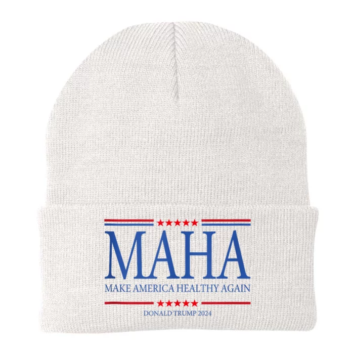 Maha Make America Healthy Knit Cap Winter Beanie