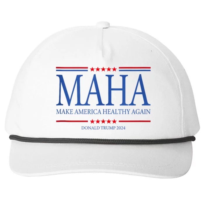 Maha Make America Healthy Snapback Five-Panel Rope Hat