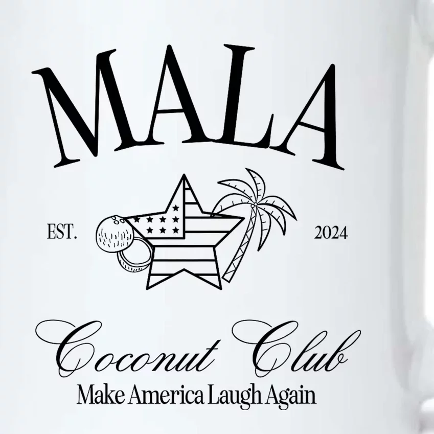 Mala Make America Laugh Again Coconut Is Brat Election 2024 Black Color Changing Mug