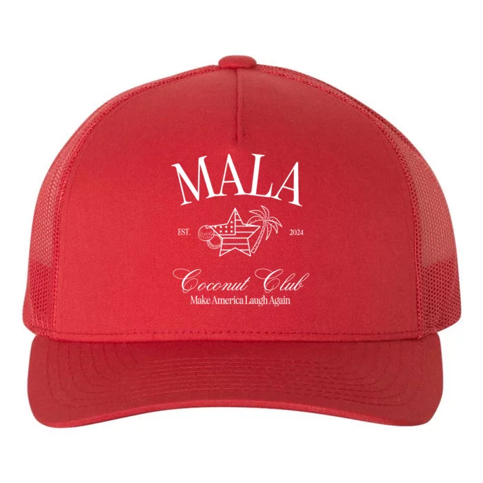 Mala Make America Laugh Again Coconut Is Brat Election 2024 Yupoong Adult 5-Panel Trucker Hat