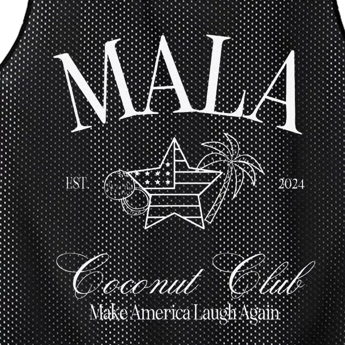 Mala Make America Laugh Again Coconut Is Brat Mesh Reversible Basketball Jersey Tank