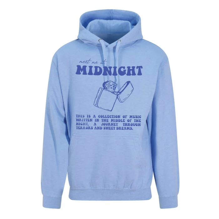 Meet Me At The Midnight Unisex Surf Hoodie