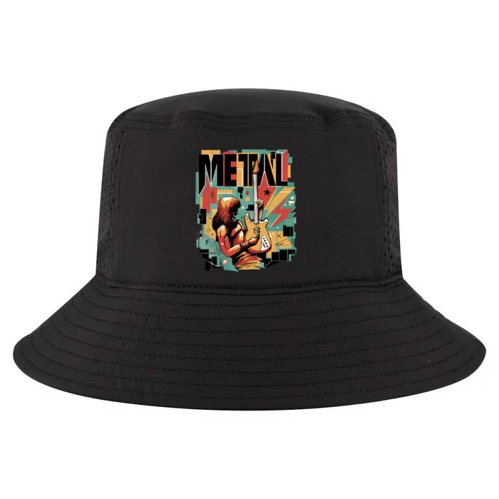 Metal Music Abstract Cool Comfort Performance Bucket Hat