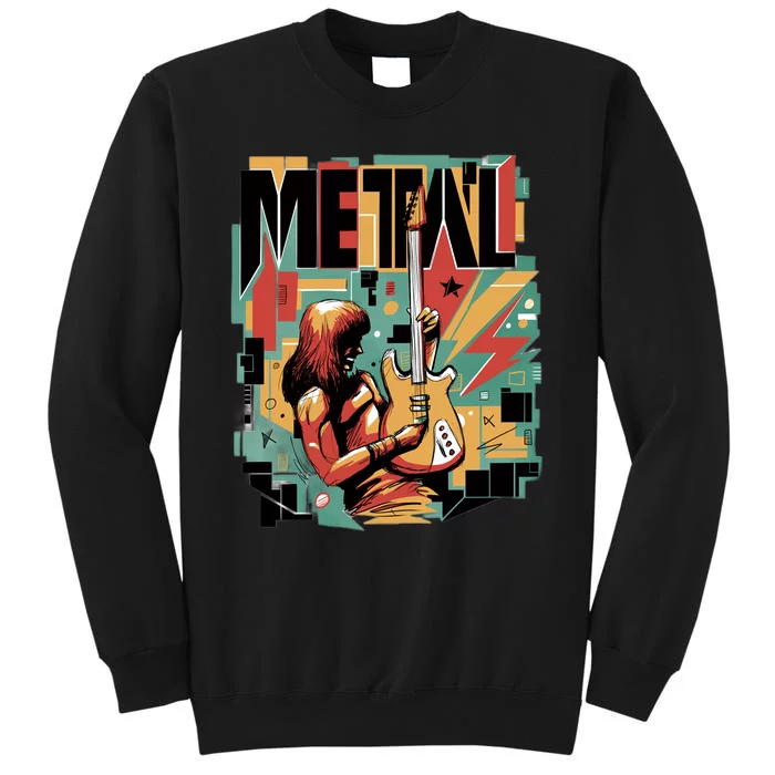 Metal Music Abstract Sweatshirt