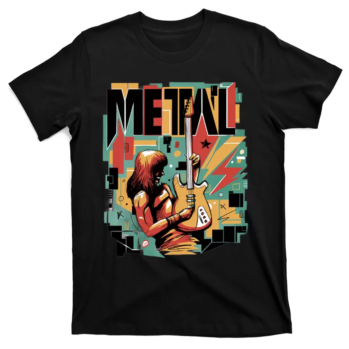 Metal Music Abstract T-Shirt