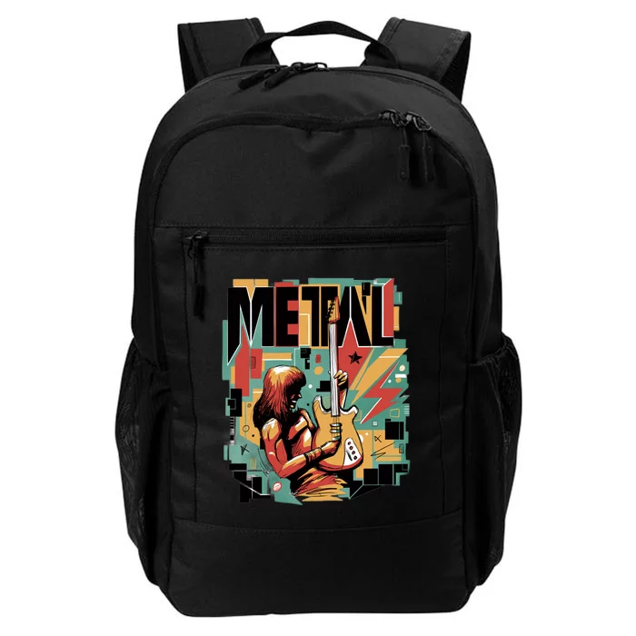 Metal Music Abstract Daily Commute Backpack