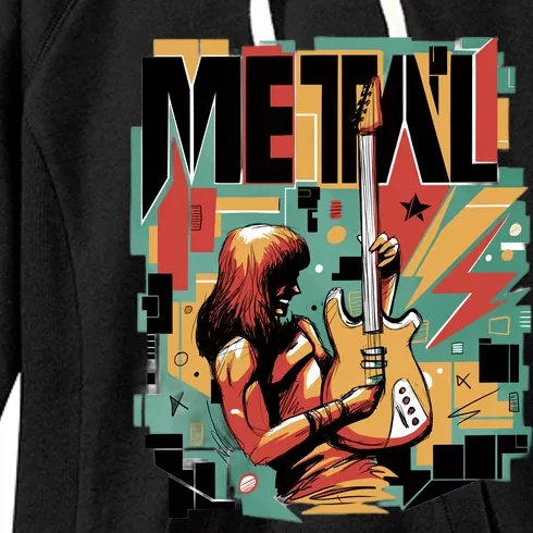 Metal Music Abstract Women's Fleece Hoodie